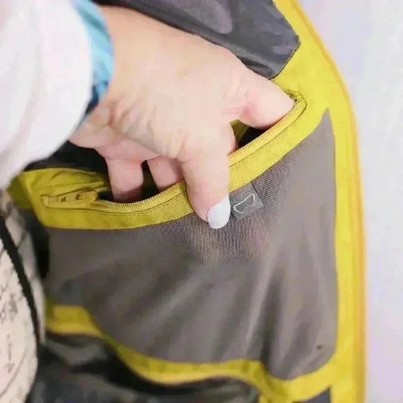 Mammut Size S Down filled Grey/yellow zip off snow skirt pockets ski jacket - Picture 11 of 16